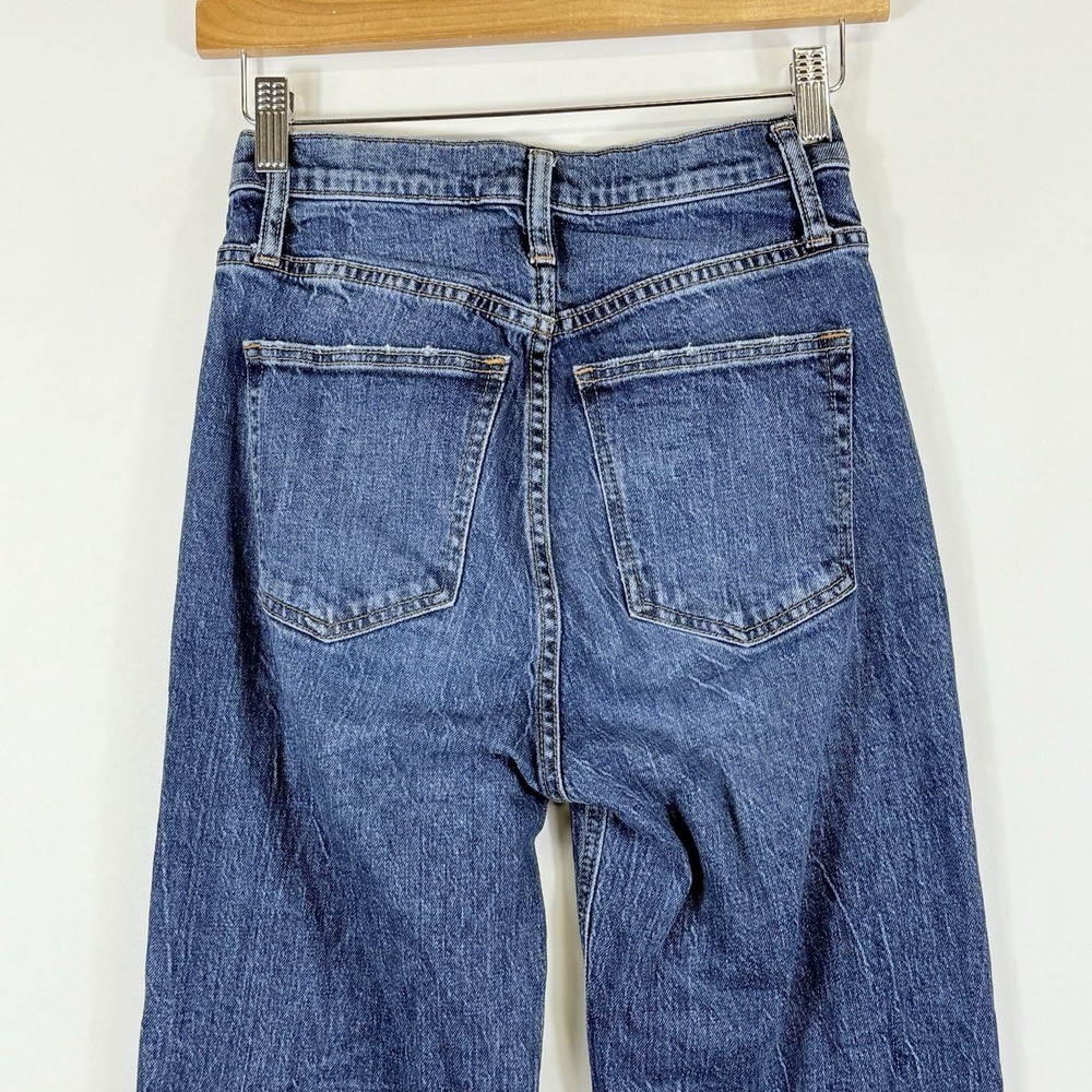 Silver Jeans Womens 24 x 28 Slim Straight Leg‎ Distressed Raw Rodeo Western Boho - Picture 5 of 7